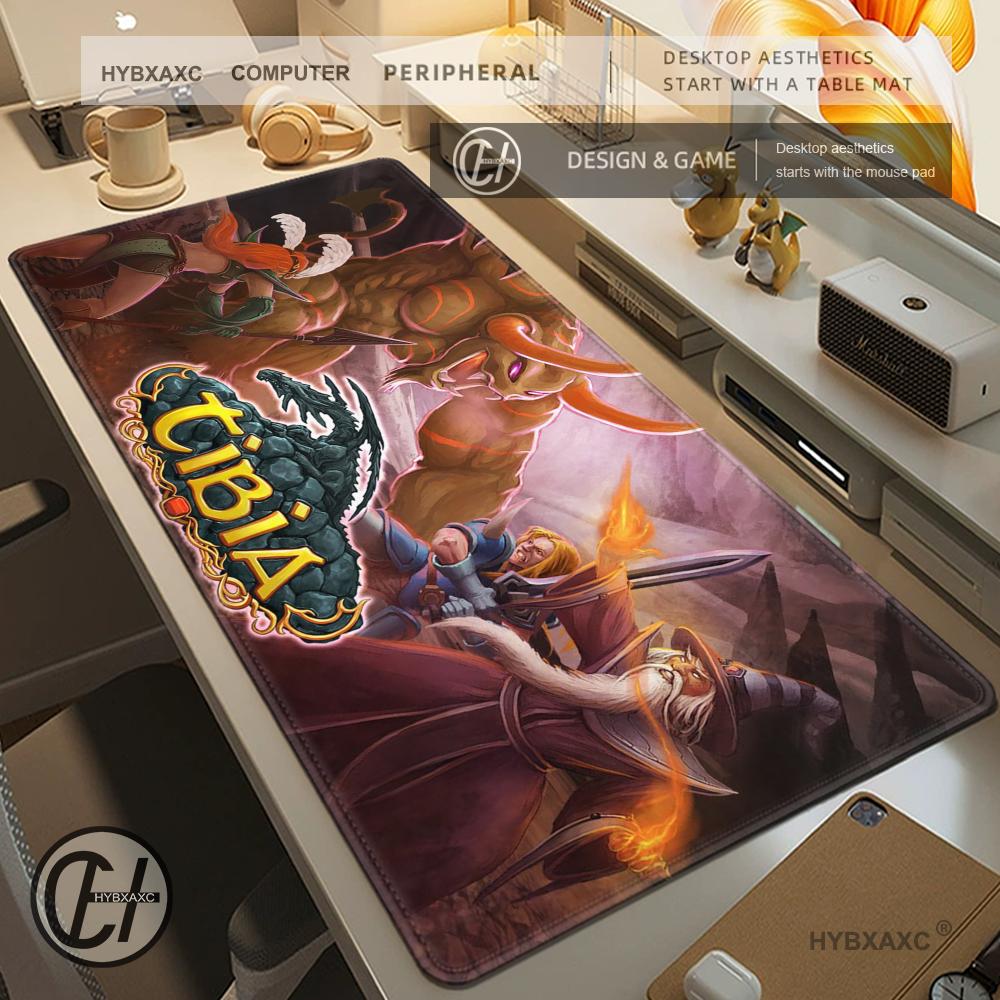 Pc Gaming Lounge - MMORPG Tibia Large Gaming Mouse Pad