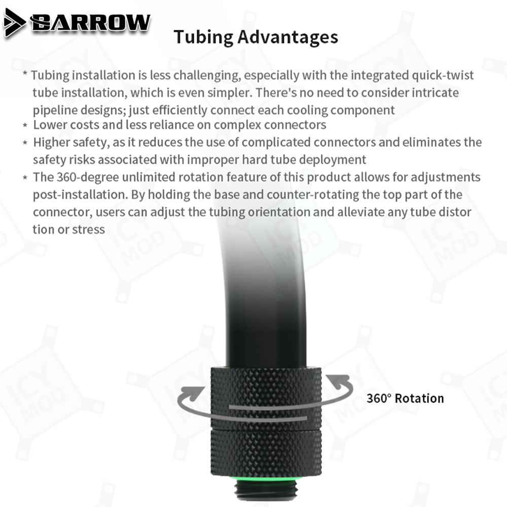 Barrow AIO EPDM Soft Tube G1/4 - Pc Water Cooling review and price