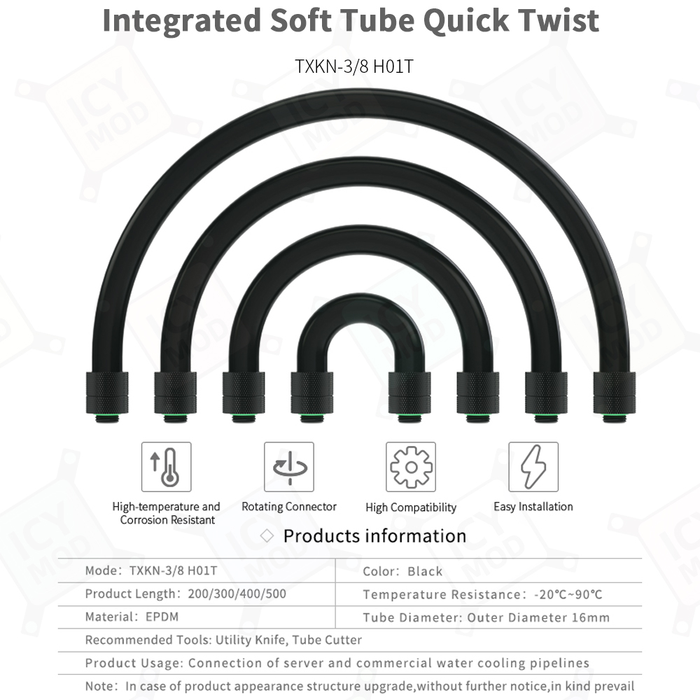 Barrow AIO EPDM Soft Tube G1/4 - Pc Water Cooling review and price